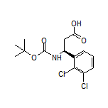 (S)-3-(Boc-amino)-3-(2,3-dichlorophenyl)propanoic Acid