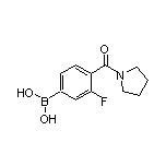 3-Fluoro-4-(pyrrolidine-1-carbonyl)phenylboronic Acid