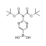 2-(Di-Boc-amino)pyrimidine-5-boronic Acid