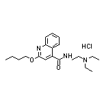 2-Butoxy-N-[2-(diethylamino)ethyl]quinoline-4-carboxamide Hydrochloride
