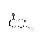 3-Amino-8-bromoisoquinoline