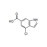 4-Chloro-1H-indole-6-carboxylic Acid