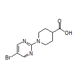 1-(5-Bromopyrimidin-2-yl)piperidine-4-carboxylic Acid