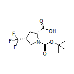 (2R,4R)-1-Boc-4-(trifluoromethyl)pyrrolidine-2-carboxylic Acid