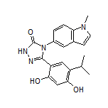 3-(2,4-Dihydroxy-5-isopropylphenyl)-4-(1-methyl-1H-indol-5-yl)-1H-1,2,4-triazol-5(4H)-one