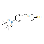 (S)-4-[(3-Hydroxy-1-pyrrolidinyl)methyl]phenylboronic Acid Pinacol Ester
