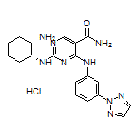 4-[[3-(2H-1,2,3-Triazol-2-yl)phenyl]amino]-2-[[(1R,2S)-2-aminocyclohexyl]amino]pyrimidine-5-carboxamide Hydrochloride