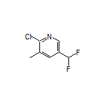 2-Chloro-5-(difluoromethyl)-3-methylpyridine