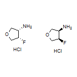 cis-3-Amino-4-fluorotetrahydrofuran Hydrochloride