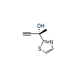 (S)-2-(Thiazol-2-yl)but-3-yn-2-ol