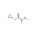 2-Cyclopropyl-N-methoxy-N-methylacetamide