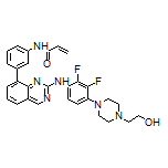 N-[3-[2-[[2,3-Difluoro-4-[4-(2-hydroxyethyl)-1-piperazinyl]phenyl]amino]-8-quinazolinyl]phenyl]acrylamide