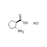 (1R,2R)-2-Aminocyclopentanecarboxylic Acid Hydrochloride