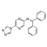 2-Amino-N-(diphenylmethylene)-5-(4H-1,2,4-triazol-4-yl)pyrazine