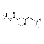 Ethyl (R)-3-(4-Boc-2-morpholinyl)acrylate