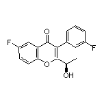 (R)-6-Fluoro-3-(3-fluorophenyl)-2-(1-hydroxyethyl)-4H-chromen-4-one