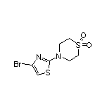 4-(4-Bromo-2-thiazolyl)thiomorpholine 1,1-Dioxide