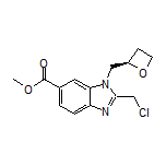 Methyl (R)-2-(Chloromethyl)-1-(2-oxetanylmethyl)-1H-benzimidazole-6-carboxylate