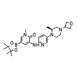 (S)-1-Methyl-5-[[5-[2-methyl-4-(3-oxetanyl)-1-piperazinyl]-2-pyridyl]amino]-6-oxo-1,6-dihydropyridine-3-boronic Acid Pinacol Ester