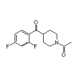 1-[4-(2,4-Difluorobenzoyl)-1-piperidyl]ethanone