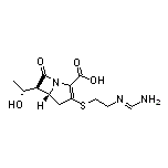 (5R,6S)-3-[[2-[(E)-(Aminomethylene)amino]ethyl]thio]-6-[(R)-1-hydroxyethyl]-7-oxo-1-azabicyclo[3.2.0]hept-2-ene-2-carboxylic Acid