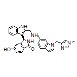 (S)-5-Hydroxy-3-[2-[[[[1-[(1-methyl-4-imidazolyl)methyl]-6-indolyl]methyl]amino]methyl]-3-indolyl]isoindolin-1-one