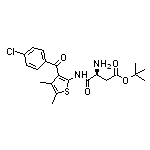 tert-Butyl (S)-3-Amino-4-[[3-(4-chlorobenzoyl)-4,5-dimethyl-2-thienyl]amino]-4-oxobutanoate