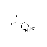 (R)-3-(Difluoromethyl)pyrrolidine Hydrochloride