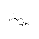 (S)-3-(Difluoromethyl)pyrrolidine Hydrochloride