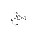 1-(Pyridazin-3-yl)cyclopropanamine Hydrochloride