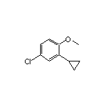 4-Chloro-2-cyclopropylanisole