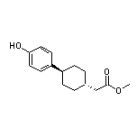 Methyl 2-[trans-4-(4-Hydroxyphenyl)cyclohexyl]acetate