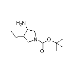 1-Boc-3-氨基-4-乙基吡咯烷