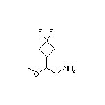 2-(3,3-Difluorocyclobutyl)-2-methoxyethanamine