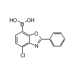 (4-Chloro-2-phenylbenzo[d]oxazol-7-yl)boronic Acid