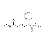 Potassium (E)-2-[(4-Ethoxy-4-oxobutan-2-ylidene)amino]-2-phenylacetate