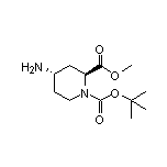 Methyl (2S,4S)-1-Boc-4-aminopiperidine-2-carboxylate