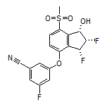 3-[[(1S,2S,3R)-2,3-Difluoro-1-hydroxy-7-(methylsulfonyl)-2,3-dihydro-4-indenyl]oxy]-5-fluorobenzonitrile