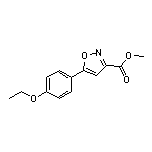 Methyl 5-(4-Ethoxyphenyl)isoxazole-3-carboxylate