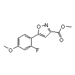 Methyl 5-(2-Fluoro-4-methoxyphenyl)isoxazole-3-carboxylate