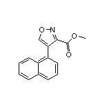 Methyl 4-(1-Naphthyl)isoxazole-3-carboxylate