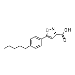 5-(4-Pentylphenyl)isoxazole-3-carboxylic Acid