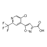 5-[5-Chloro-2-(trifluoromethyl)-4-pyridyl]isoxazole-3-carboxylic Acid