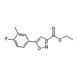 Ethyl 5-(4-Fluoro-3-methylphenyl)isoxazole-3-carboxylate