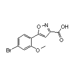 5-(4-Bromo-2-methoxyphenyl)isoxazole-3-carboxylic Acid