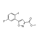 Methyl 5-(5-Fluoro-2-iodophenyl)isoxazole-3-carboxylate