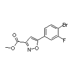Methyl 5-(4-Bromo-3-fluorophenyl)isoxazole-3-carboxylate