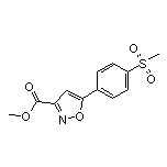 Methyl 5-[4-(Methylsulfonyl)phenyl]isoxazole-3-carboxylate