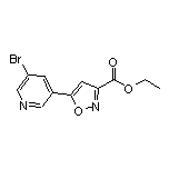 Ethyl 5-(5-Bromo-3-pyridyl)isoxazole-3-carboxylate