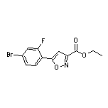 Ethyl 5-(4-Bromo-2-fluorophenyl)isoxazole-3-carboxylate